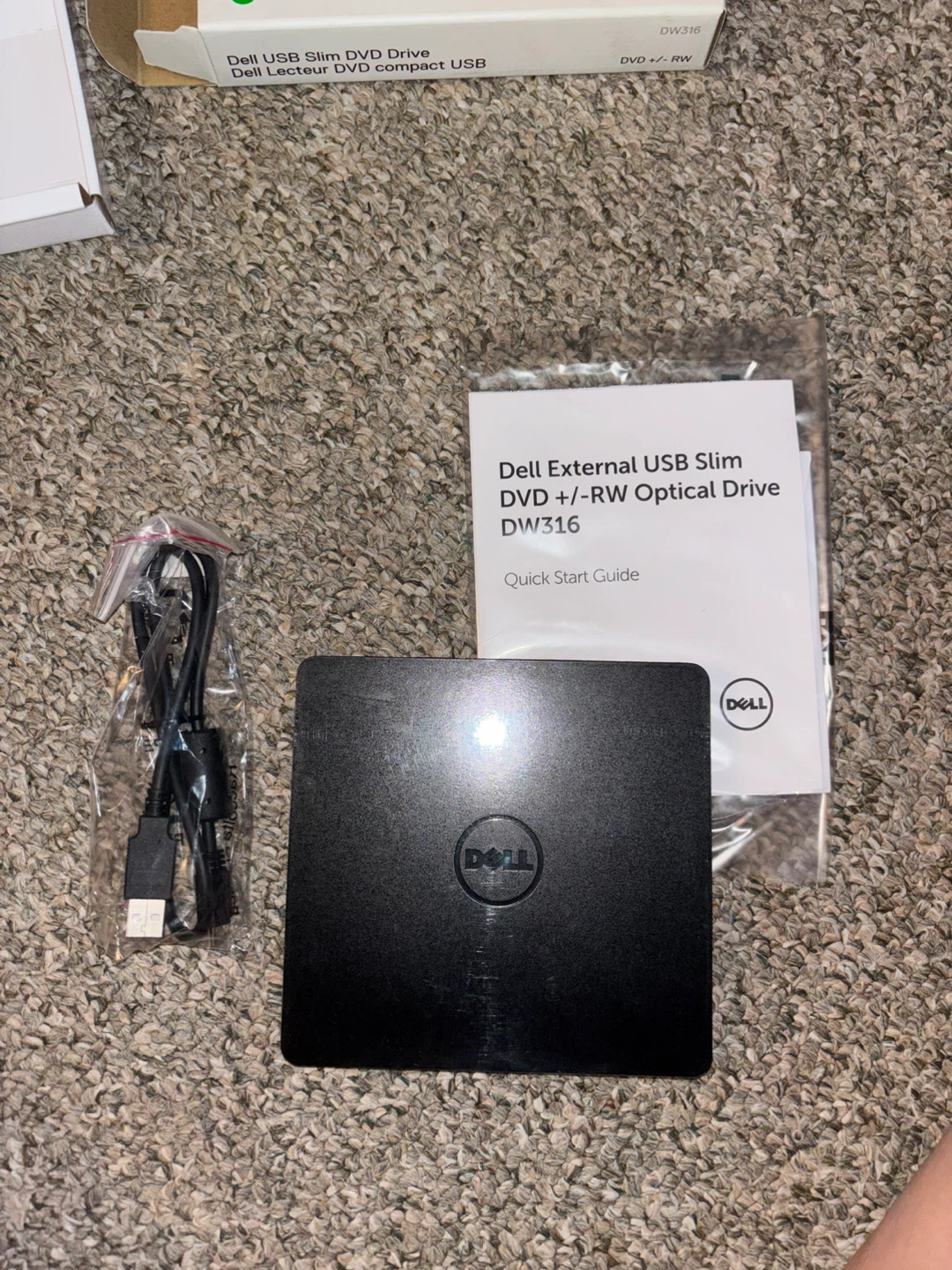 Dell USB Slim DVD Drive DW316 External Optical Drive - photo 2