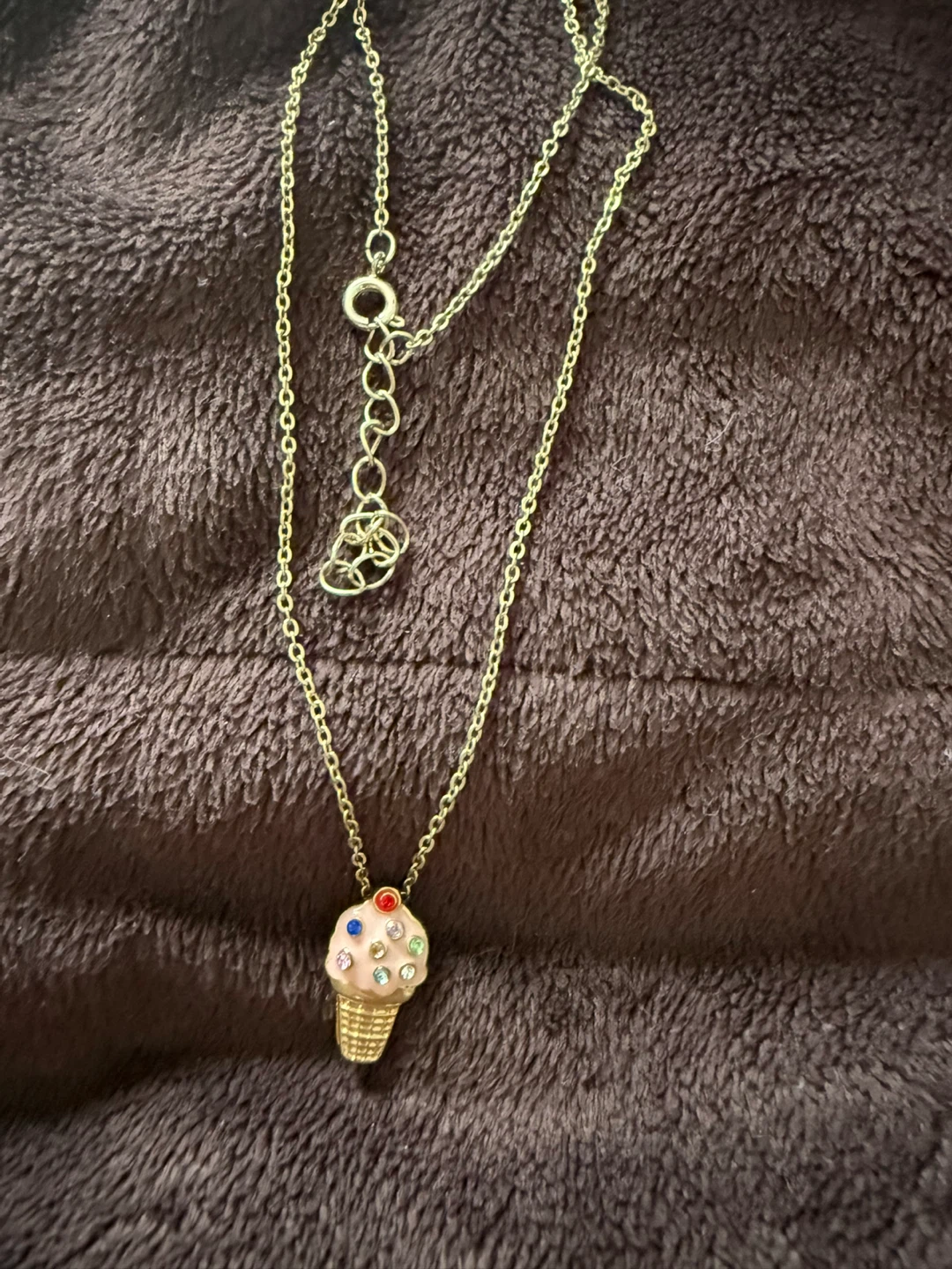 Ice Cream Cone Necklace