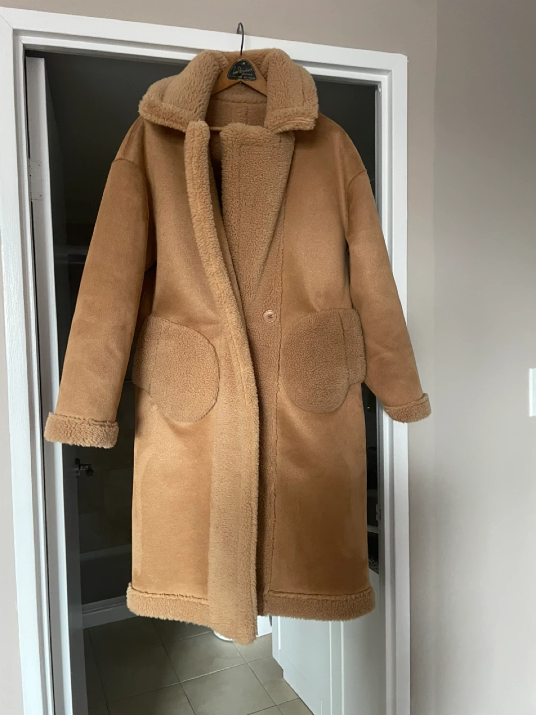 Maska Reversible Teddy Coat - Camel - photo 5