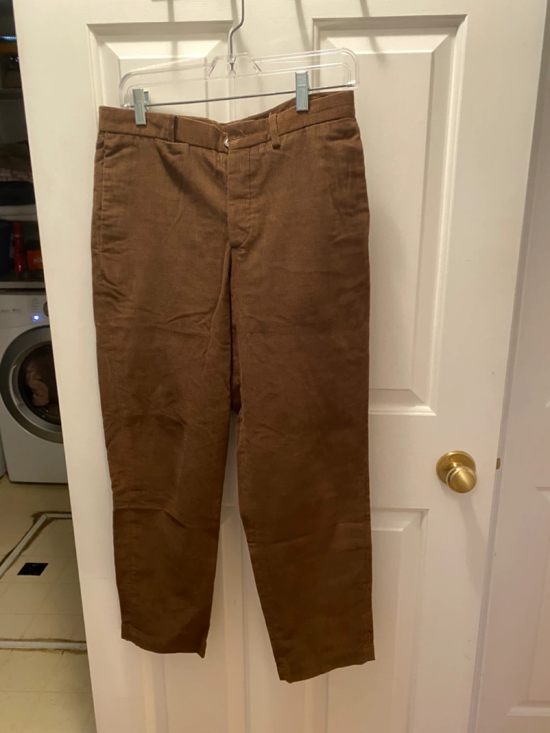 Zara Man Studio Brown Corduroy Pants