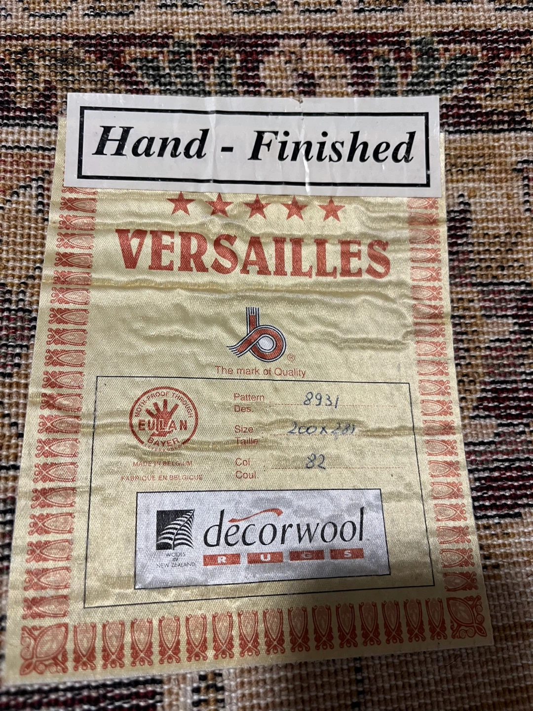 Versailles Hand-Finished Oriental Rug - photo 4