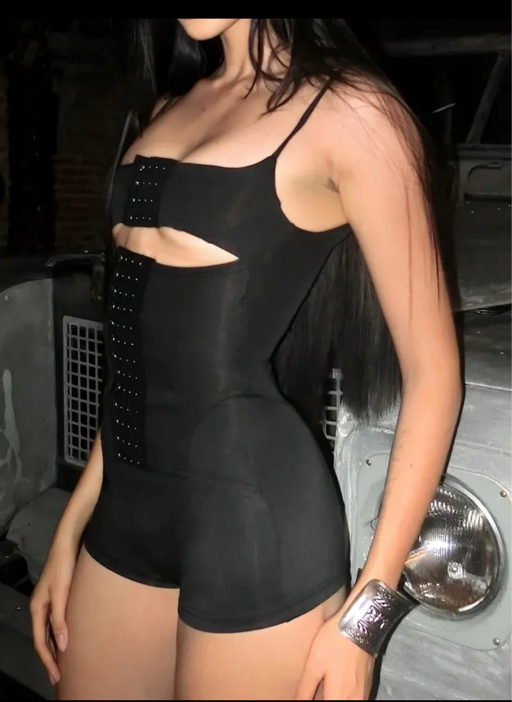 Black Bodysuit with Corset M SIZE - photo 3