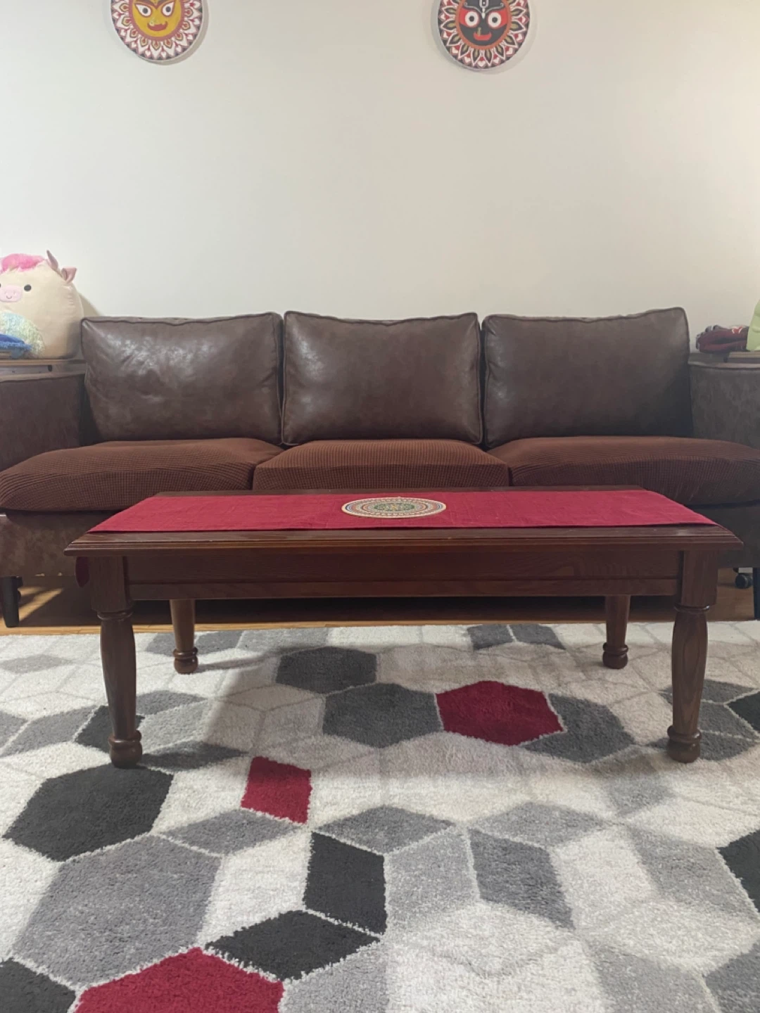 3 seater leather sofa for sale.. - photo 3