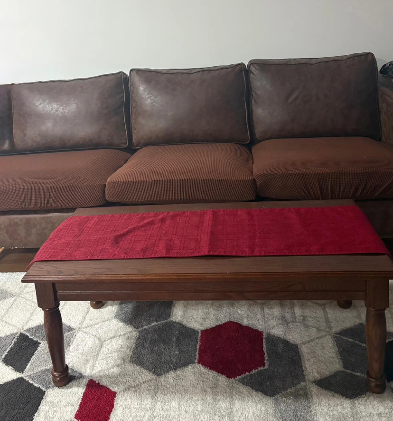 3 seater leather sofa for sale.. - photo 2
