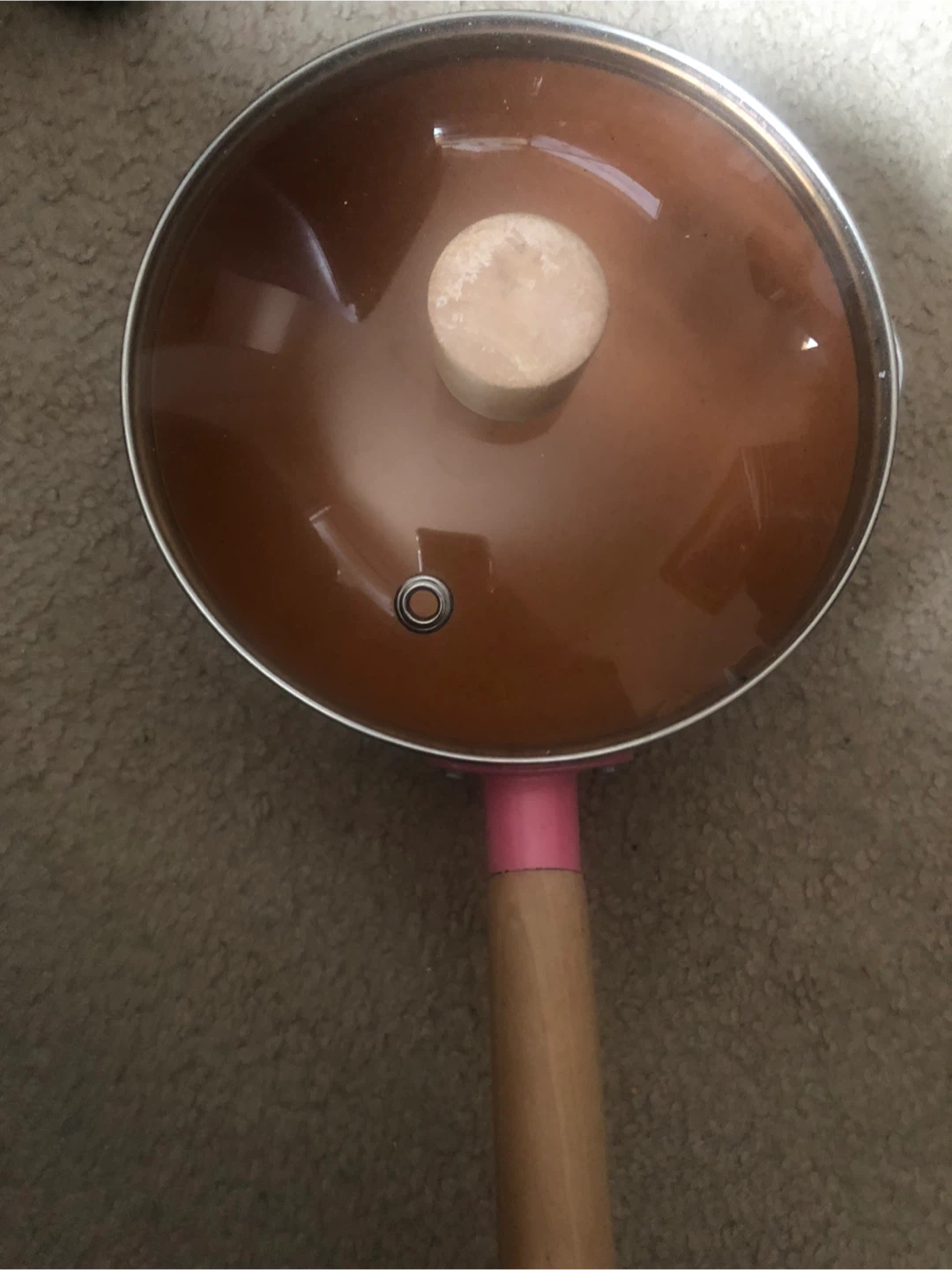 Pink 18cm Pot with Lid no box - photo 4