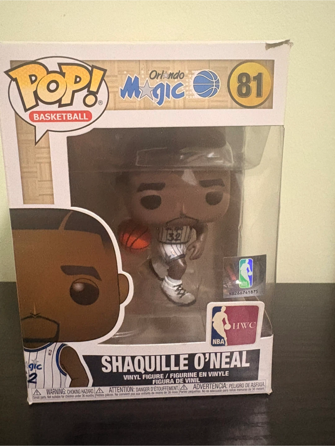 Funko Pop! Basketball Shaquille O'Neal Vinyl Figure #81