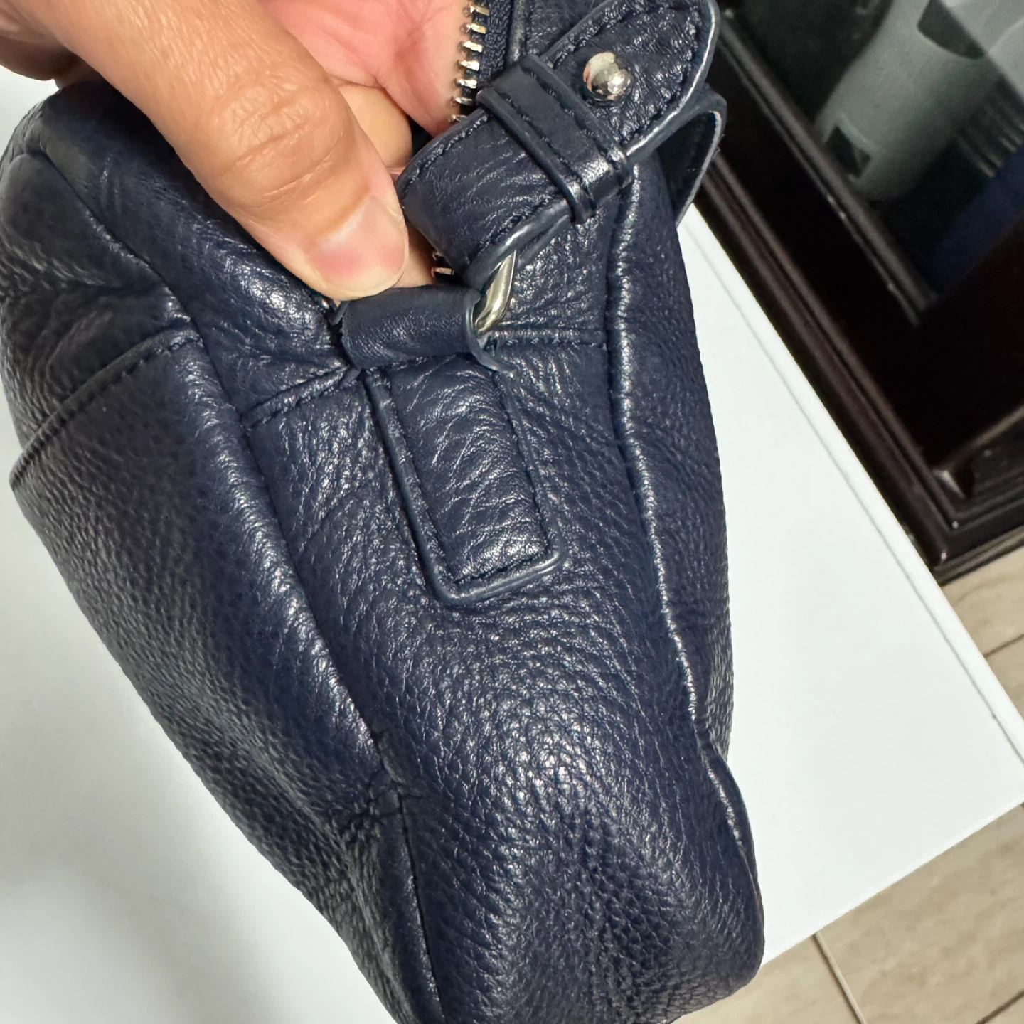 Atelier Noir Blue Leather Crossbody Bag - photo 4
