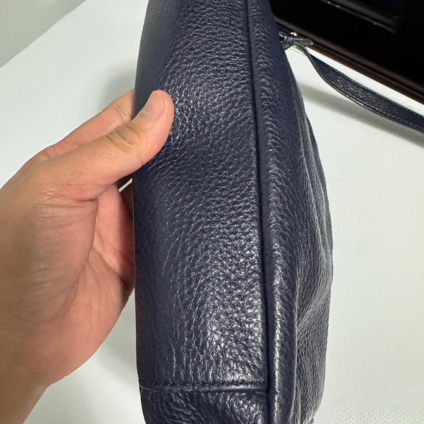 Atelier Noir Blue Leather Crossbody Bag - photo 3