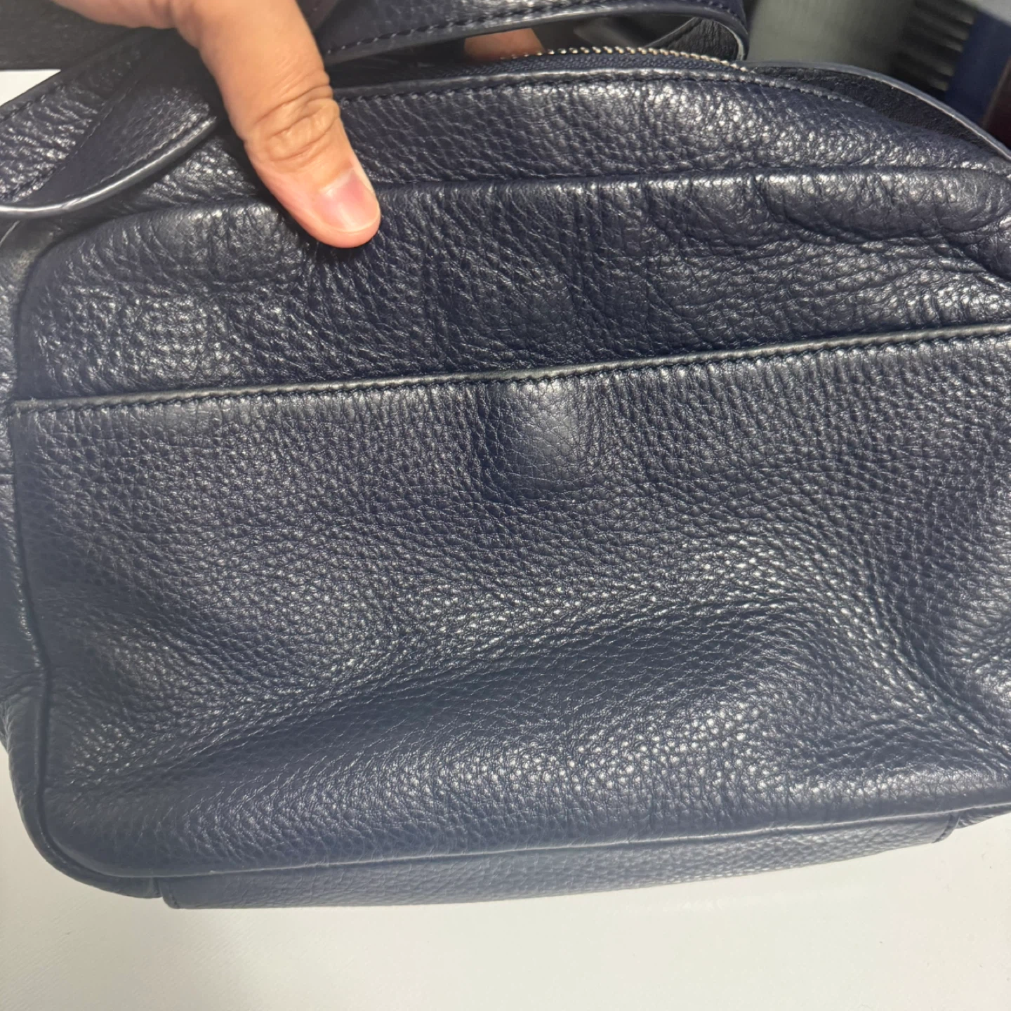 Atelier Noir Blue Leather Crossbody Bag - photo 2