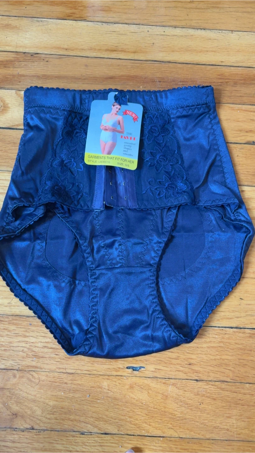 Shirley of Hollywood Navy Blue Girdle Panty