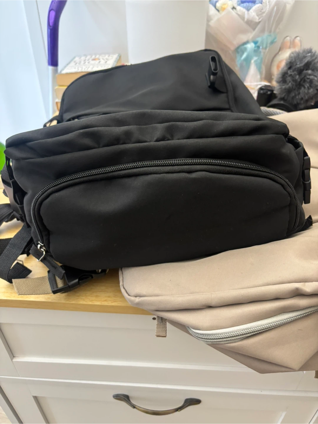 Multiple Layers Beige Backpack LEFT - photo 3