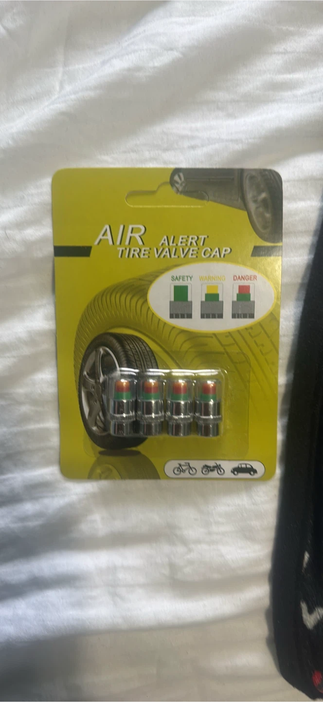 Air Alert Tire Valve Caps - Set of 4