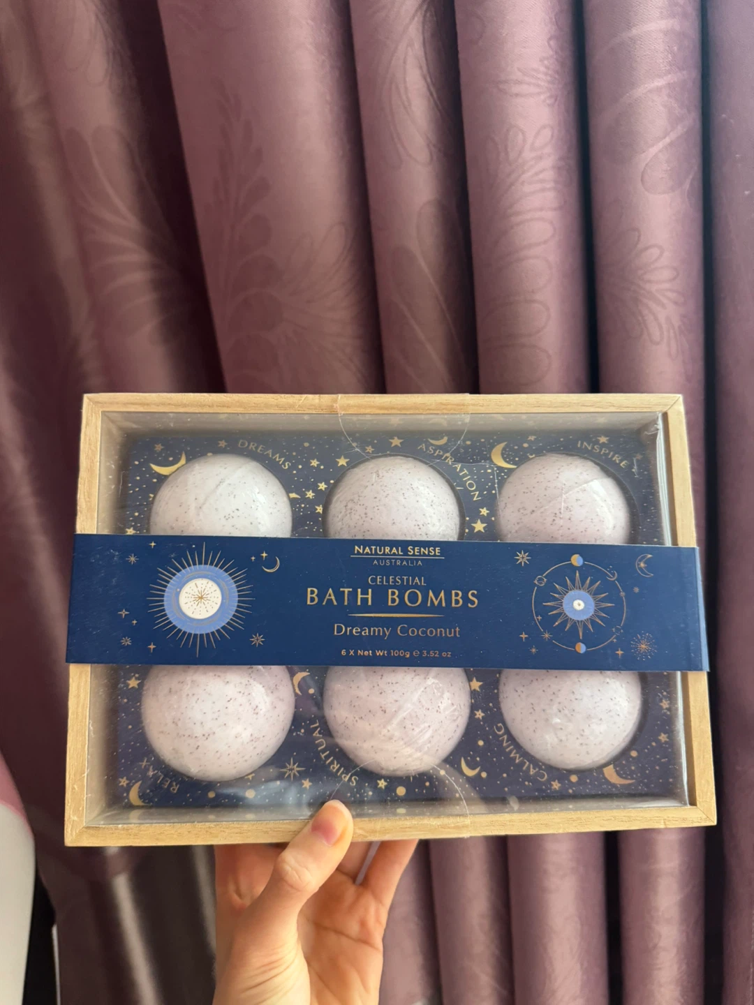 Natural Sense Celestial Bath Bombs Dreamy Coconut (6 Pack)