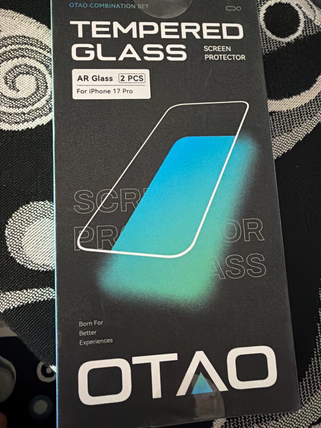OTAO Tempered Glass Screen Protector for iPhone 17 Pro (2 PCS)