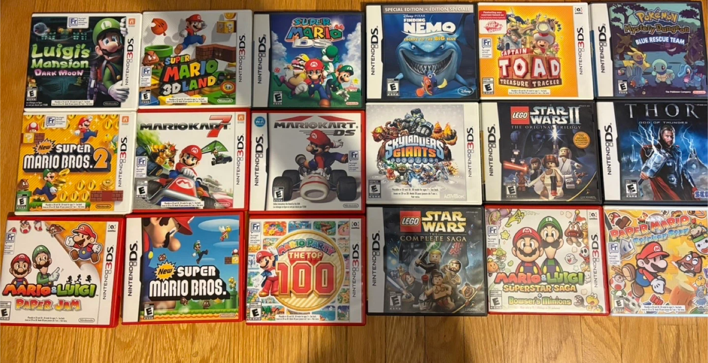 Nintendo 3DS and DS Games Collection