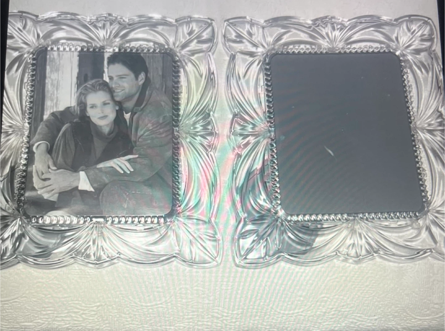 Set of 2 large glass photo frames - photo 2