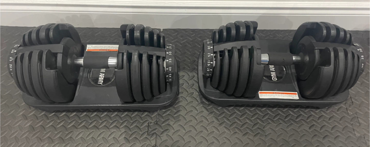 Gym Army Adjustable Dumbbells (Pair)