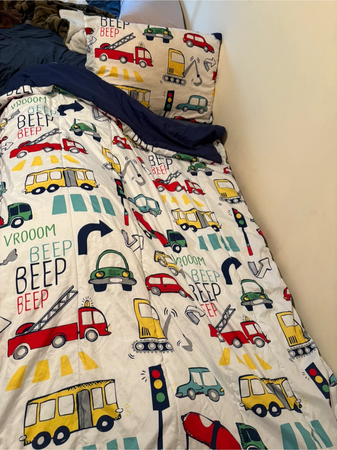 Kids' Bedding Set with Vehicles