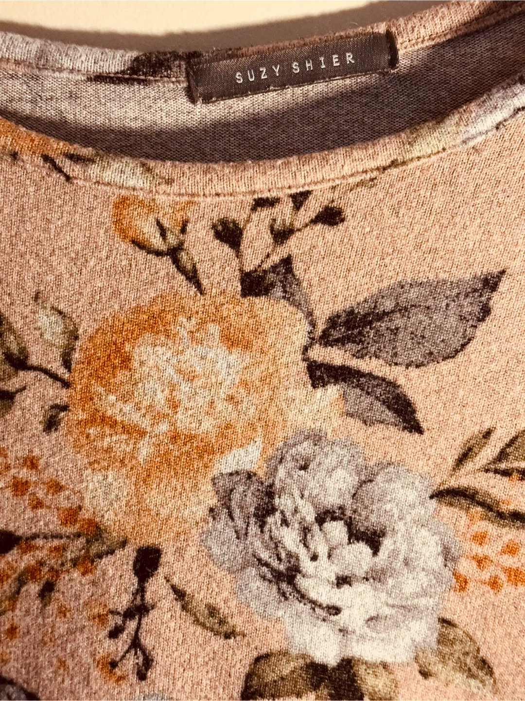 Suzy Shier Floral Knit Dress XL - photo 2