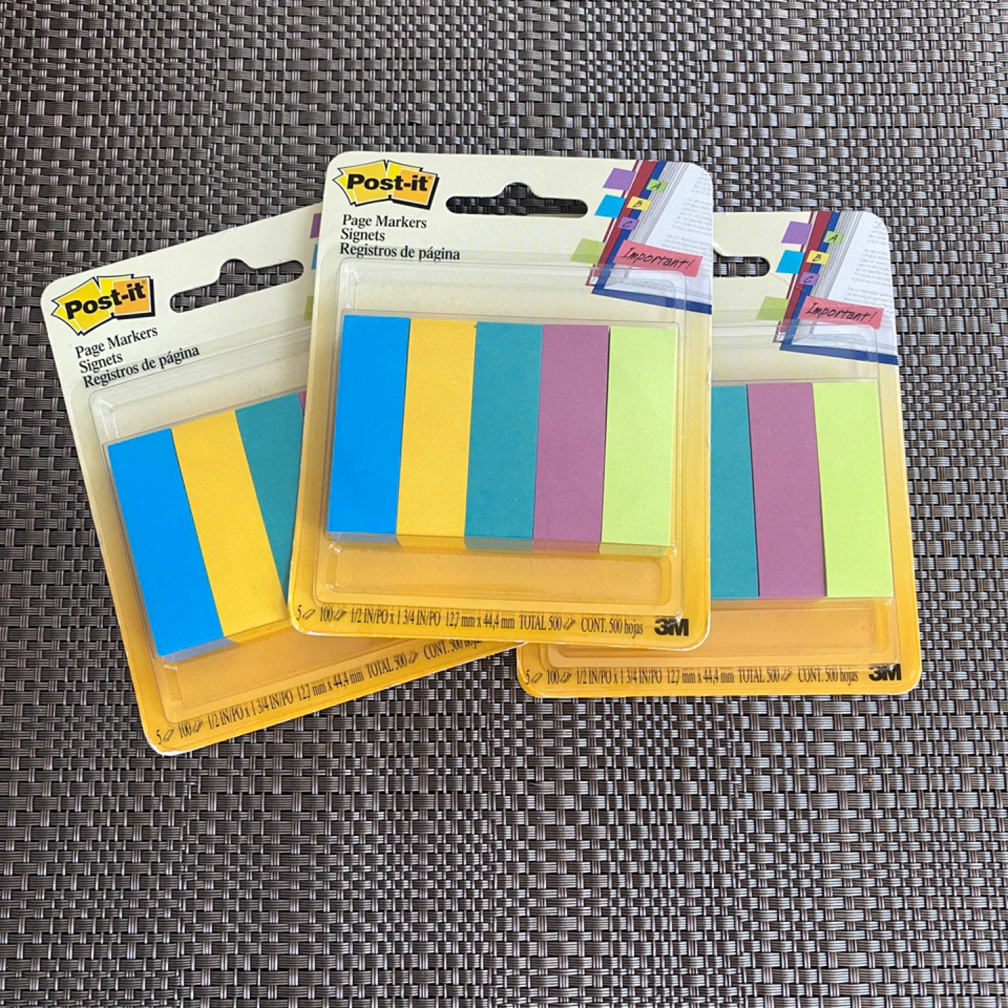 Post-it Page Markers - 3 Packs