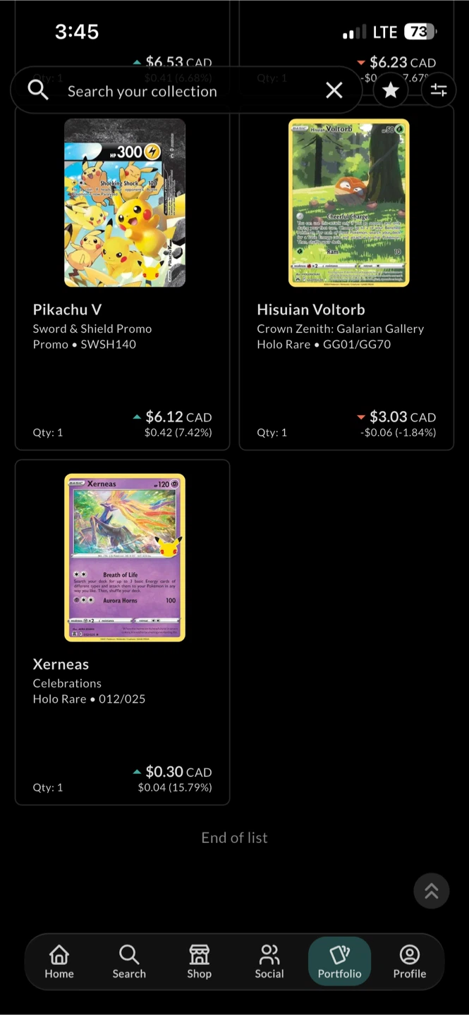 Pokémon Trading Cards