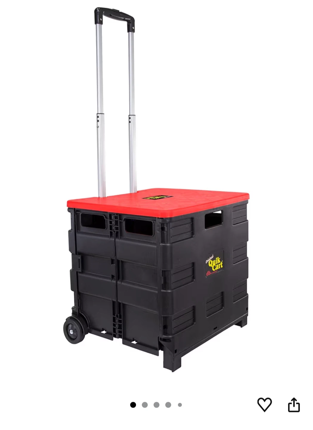 Original Quik Cart Rolling Utility Cart