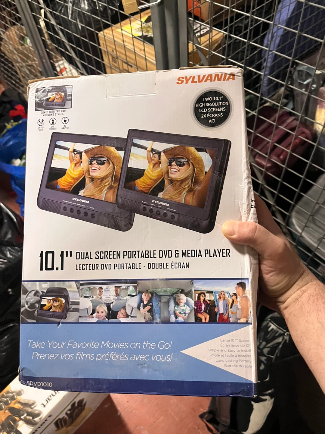Sylvania 10.1" Dual Screen Portable DVD & Media Player