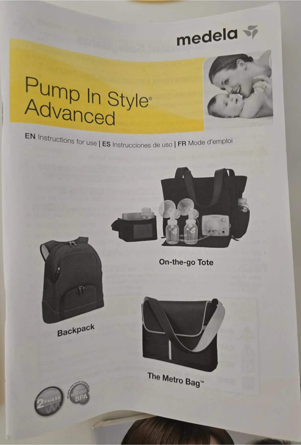 Medela electric in Style Advanced Dual Breast Pump with Backpack - photo 3