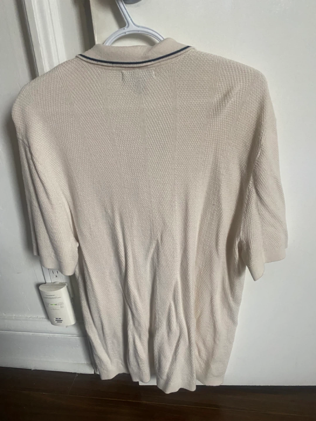 Vintage Art of Rhetoric knit button-up short sleeve shirt S - photo 2