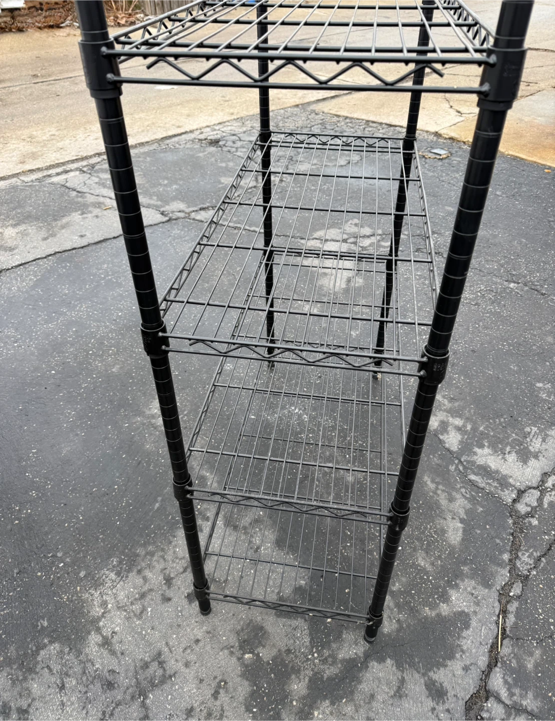 Black 6 Wire Shelving Unit - photo 5