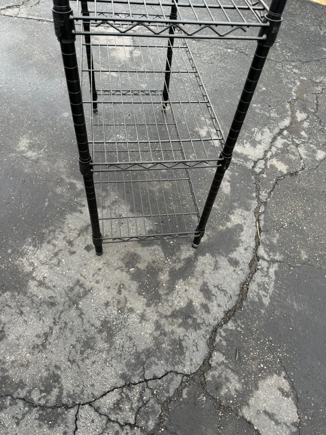 Black 6 Wire Shelving Unit - photo 4