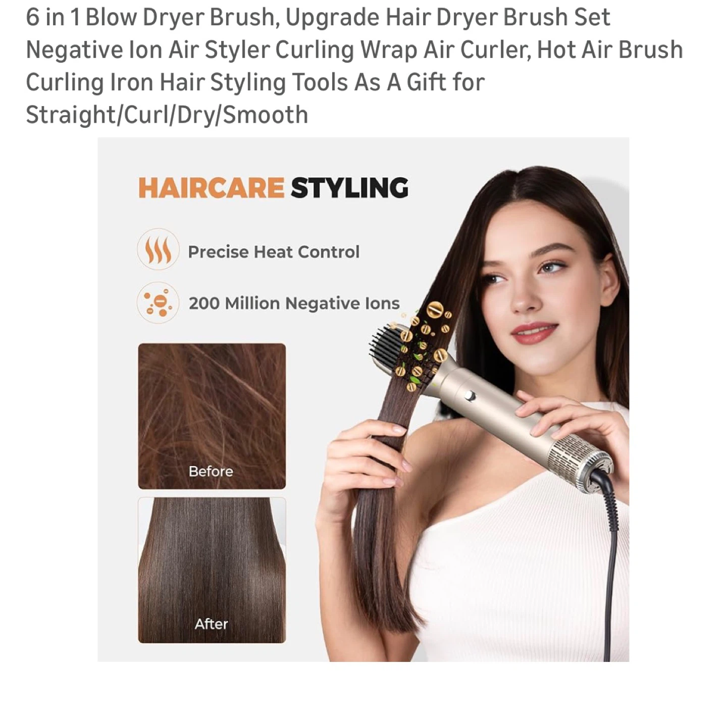 Brand New 6 in 1 Blow Dryer Brush Set - photo 5