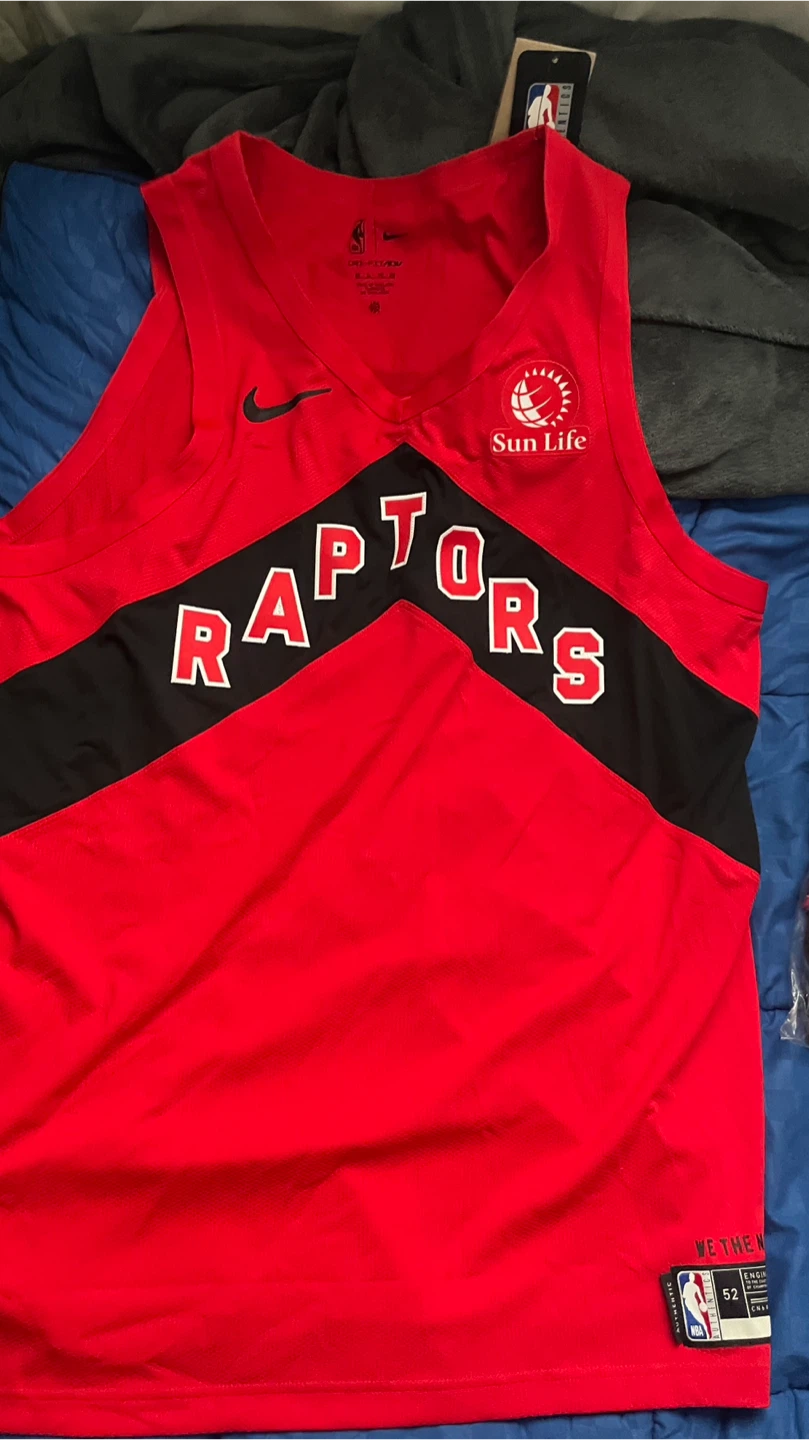Toronto Raptors Nike Icon Edition Basketball Jersey - Size 52