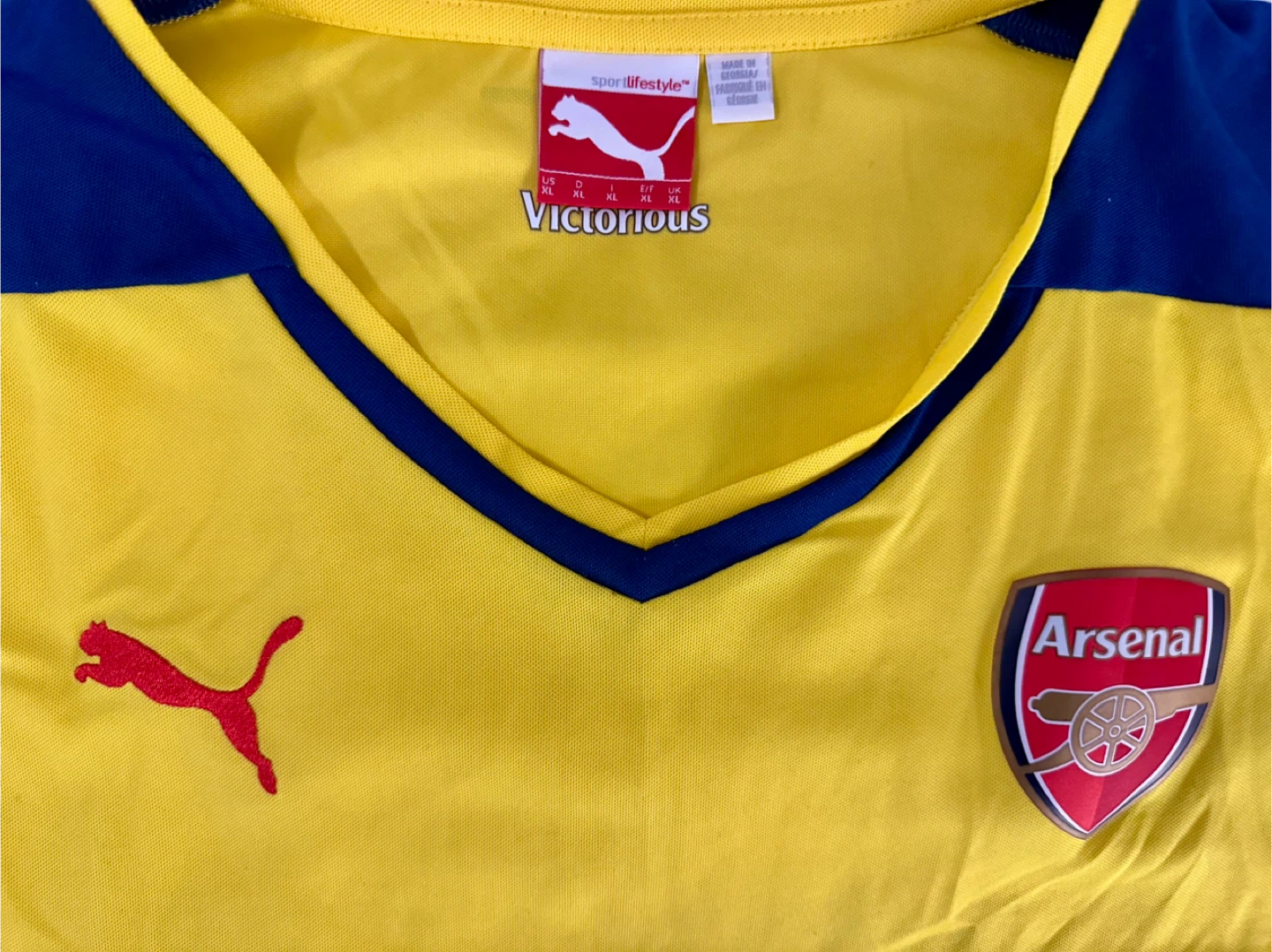 Puma Arsenal FC Football Jersey Yellow XL - photo 2