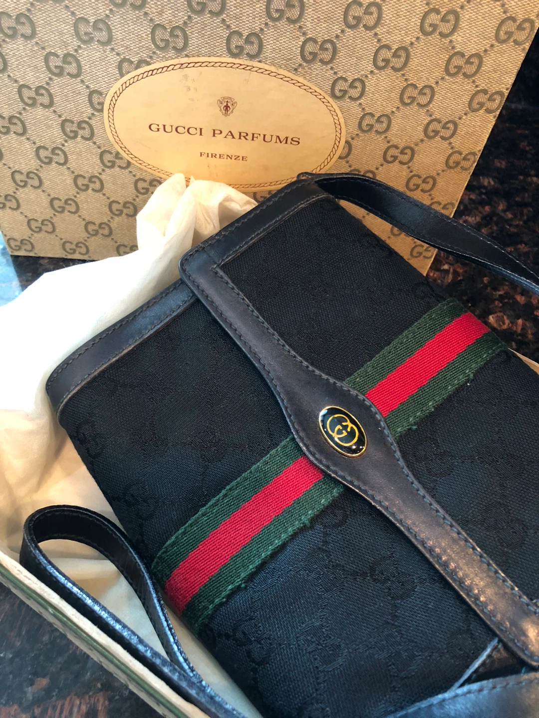 Gucci Parfums Sherry Line Clutch/Pochette