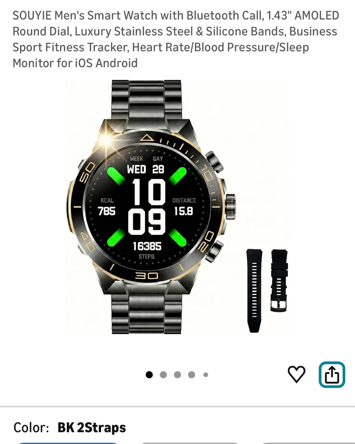 Brand New  Men's Smart Watch with Bluetooth Call