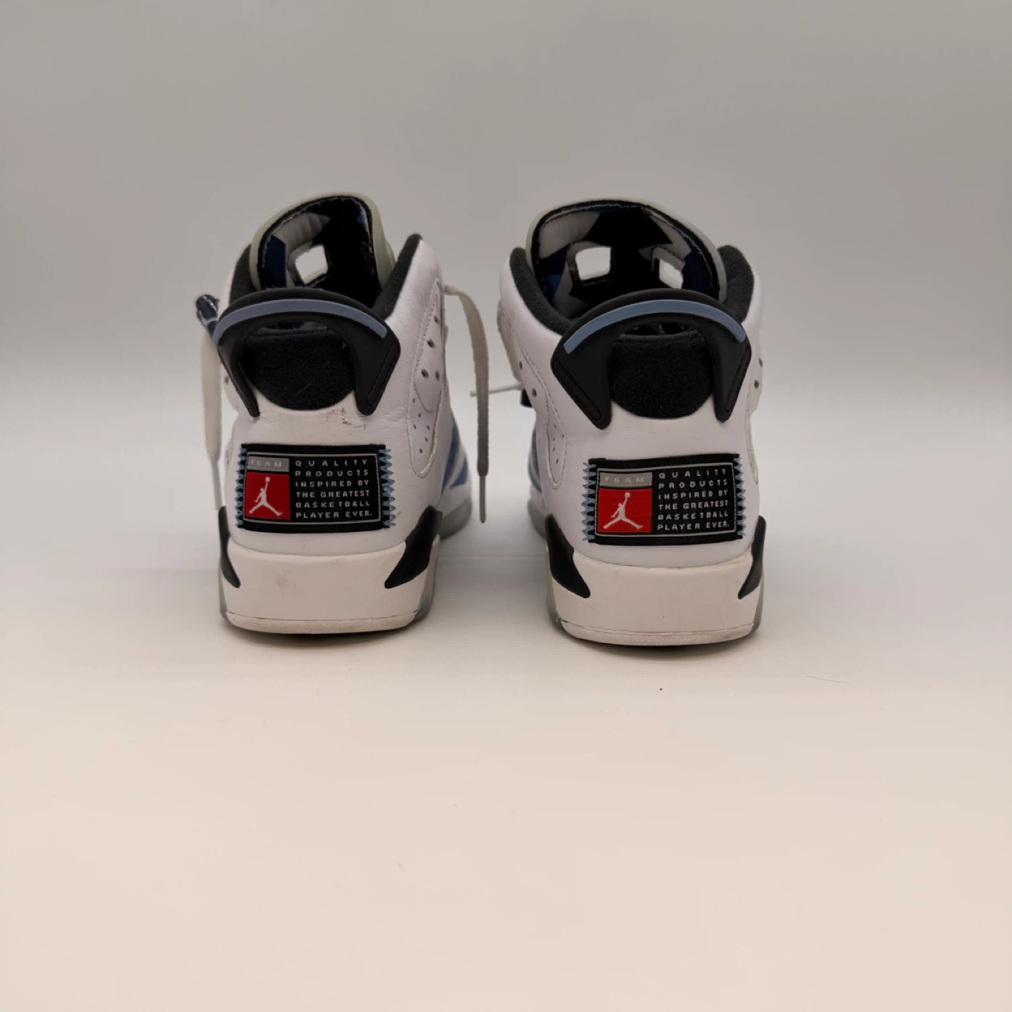 Nike Air Jordan 6 Retro UNC University Blue Youth Size 4.5Y - photo 3