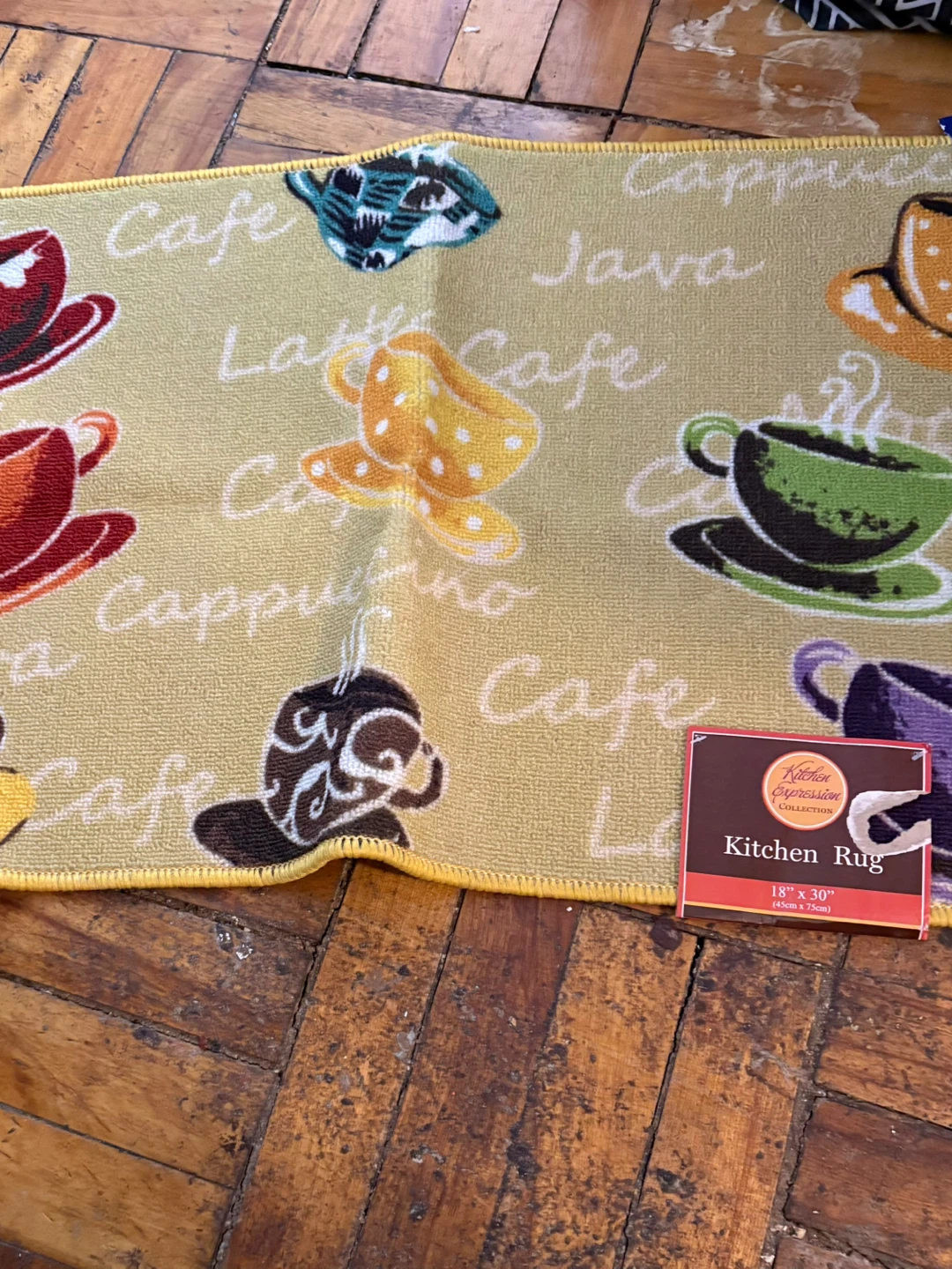 Kitchen Rug - Coffee Cup Design 18" x 30" - photo 2