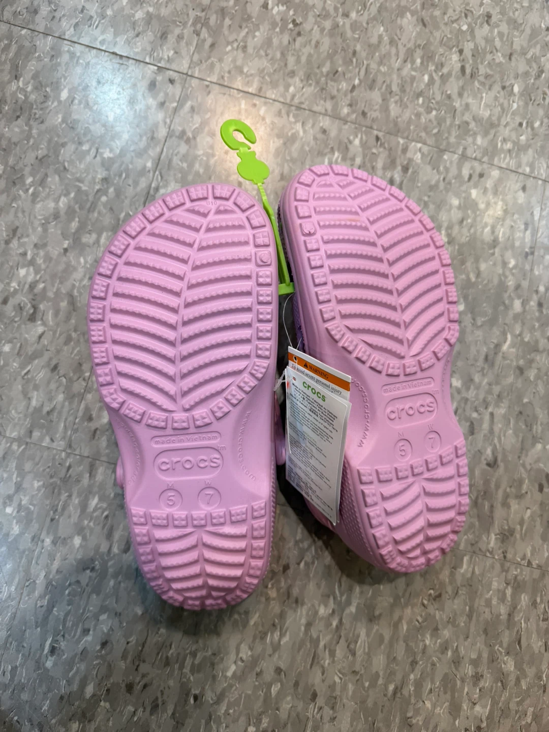 Crocs Classic Clog Pink Kids Size 7 - photo 3