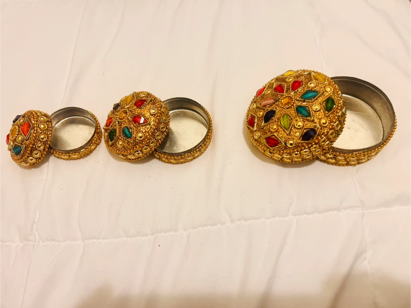 Set of 3 Decorative Trinket Boxes - photo 3