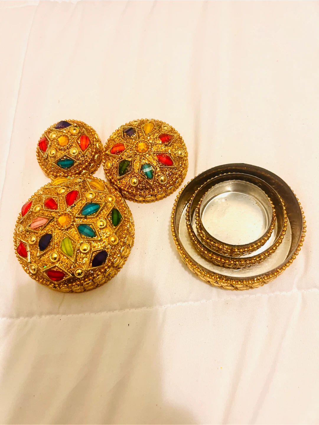 Set of 3 Decorative Trinket Boxes - photo 2