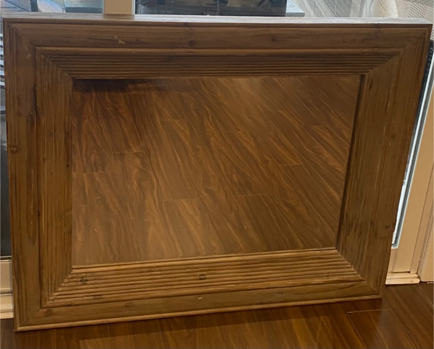 Rustic Wood Frame Mirror