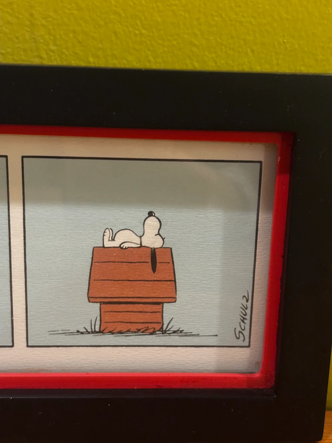 Peanuts Snoopy Comic Strip Framed Art - photo 5