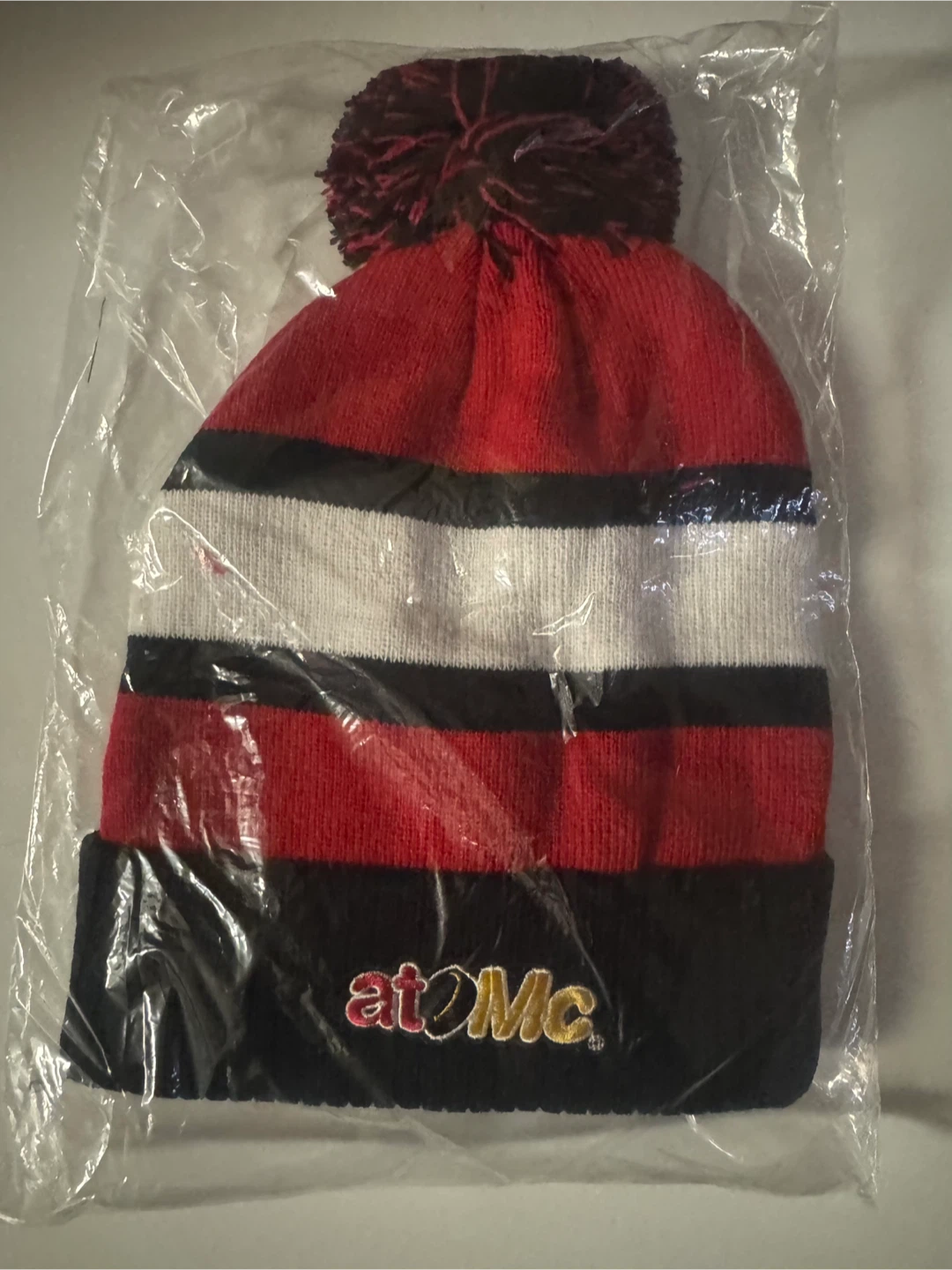 McDonald's AtoMc Pom Pom Beanie Hat