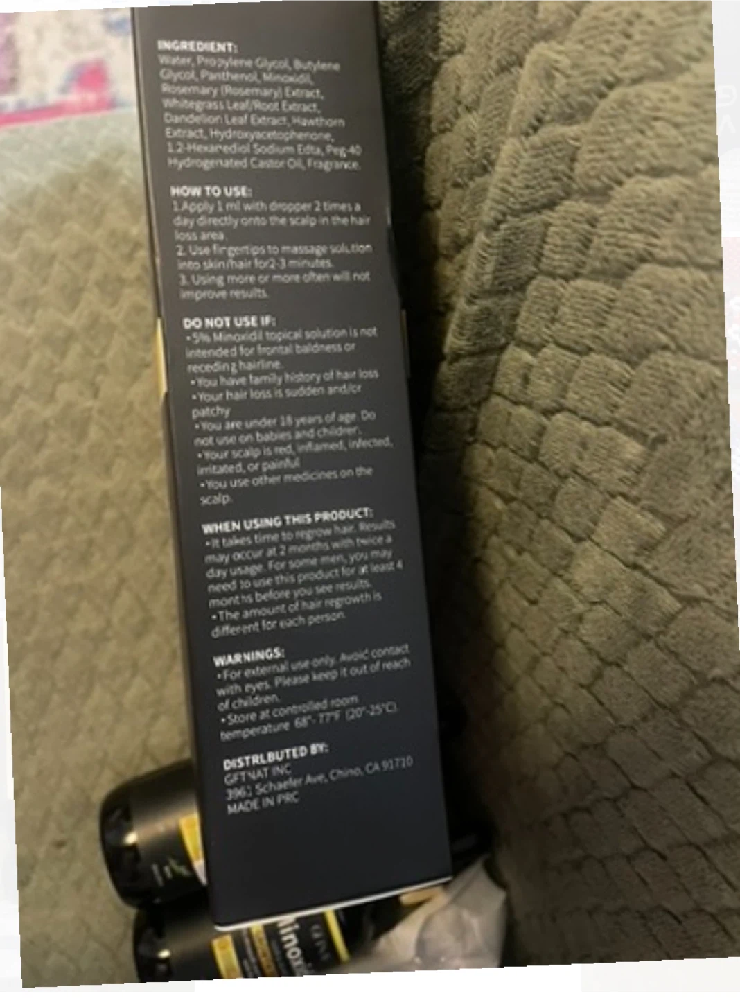 GFTNAT Minoxidil Hair & Beard Growth Serum with Biotin - photo 2