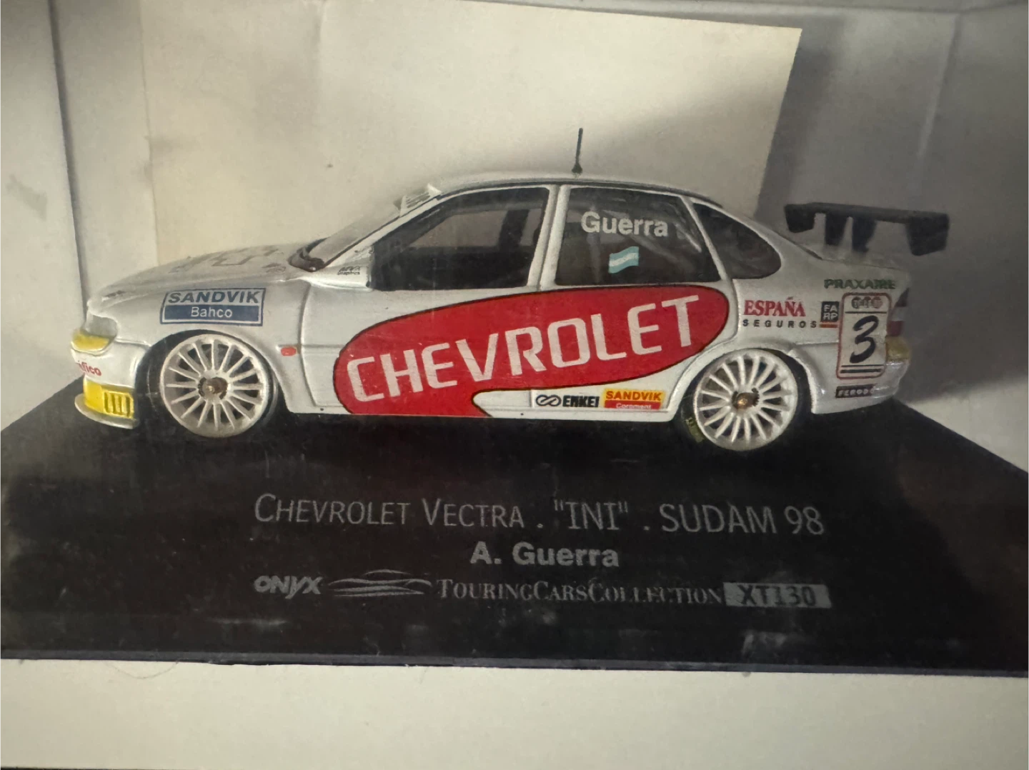Vitesse 1/43 Chevrolet Vectra "INT" Sudam 98 A. Guerra Model Car - photo 2