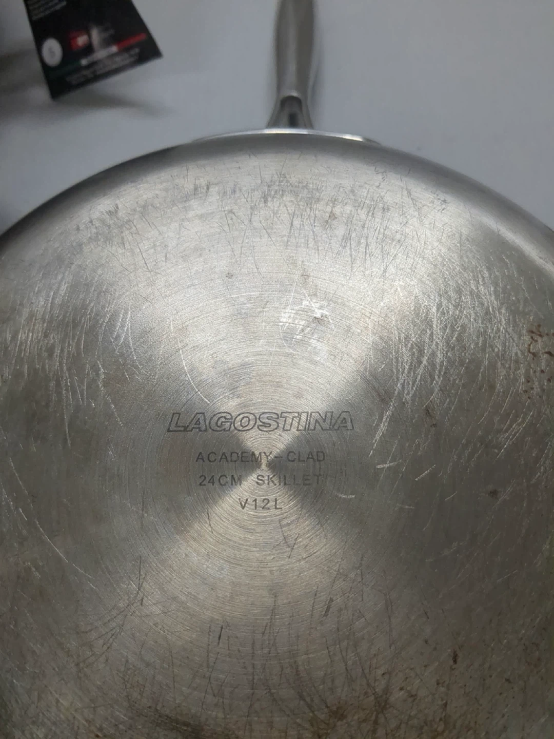 Premium Stainless Steel Skillet / Frying Pan with Lid 24CM - photo 5