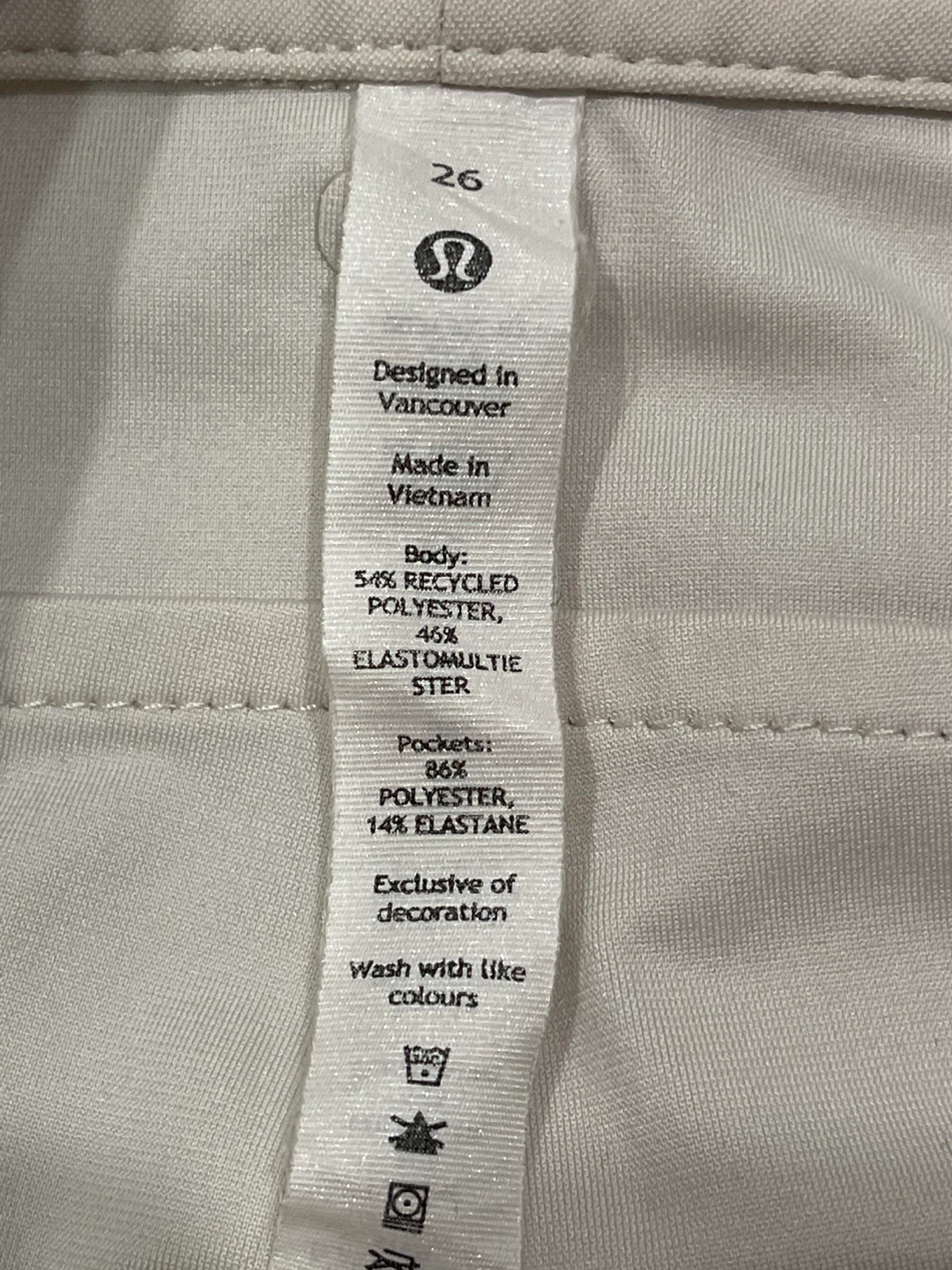 Lululemon Beige Wide Leg Pants Size 26 - photo 5
