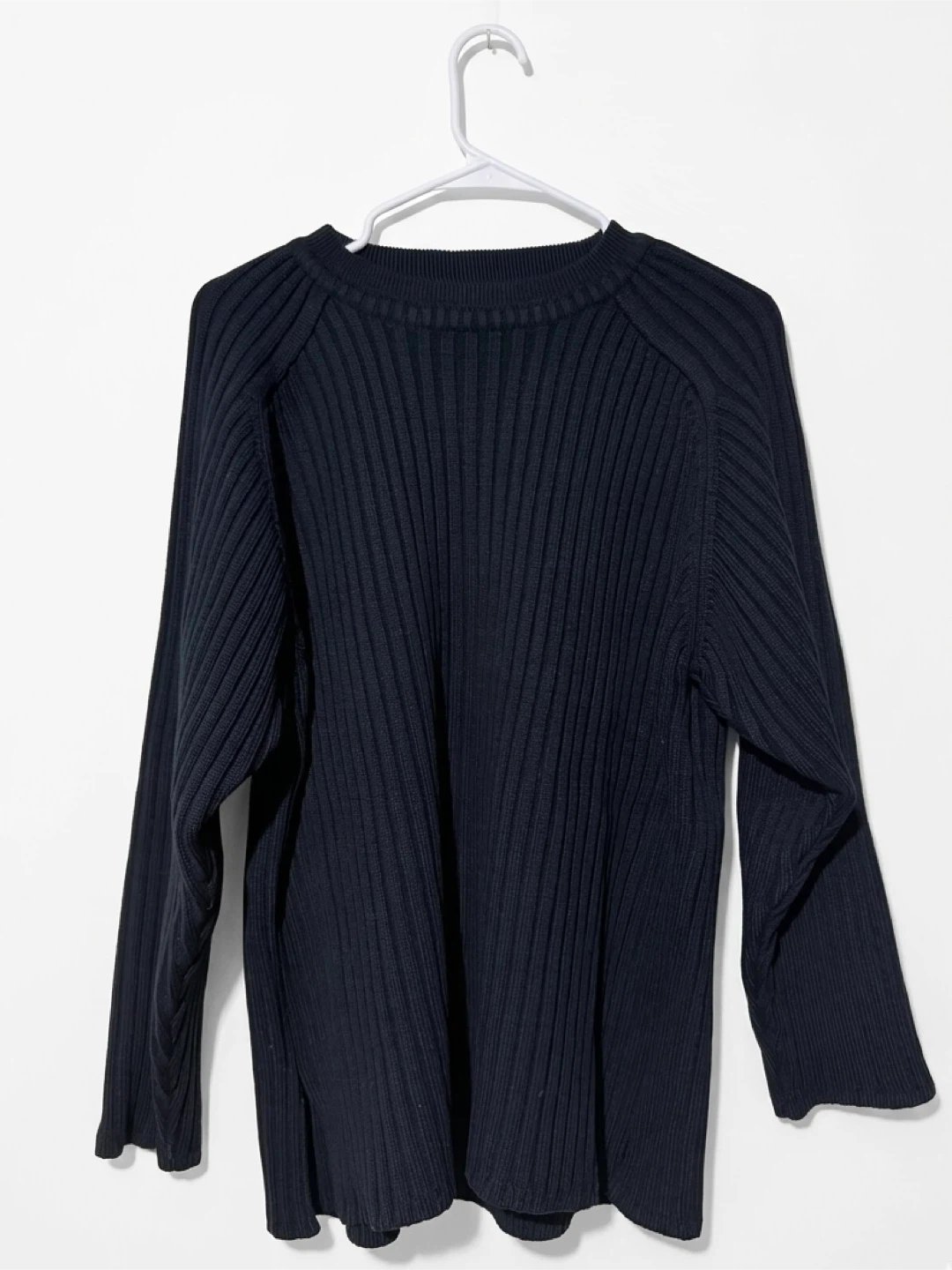 Navy Blue Crew Neck Sweater