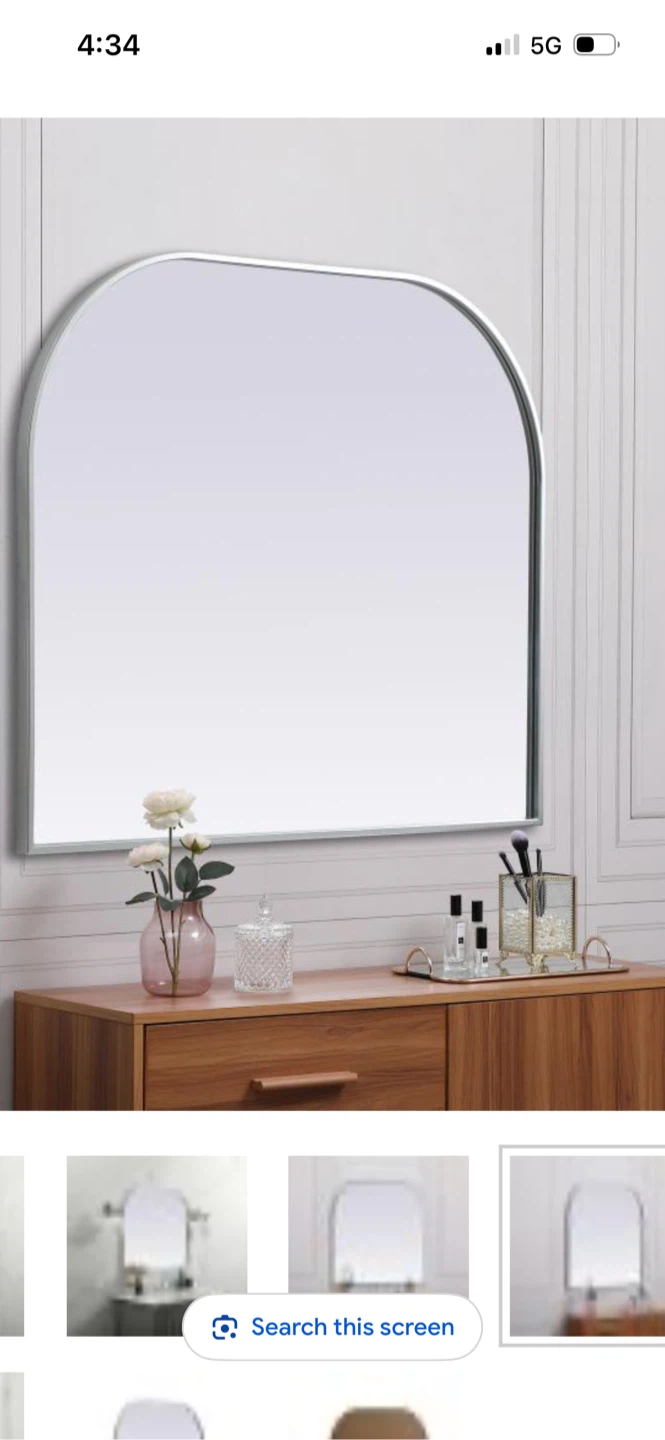 New Framed Arch Mirror 36x30 - photo 5